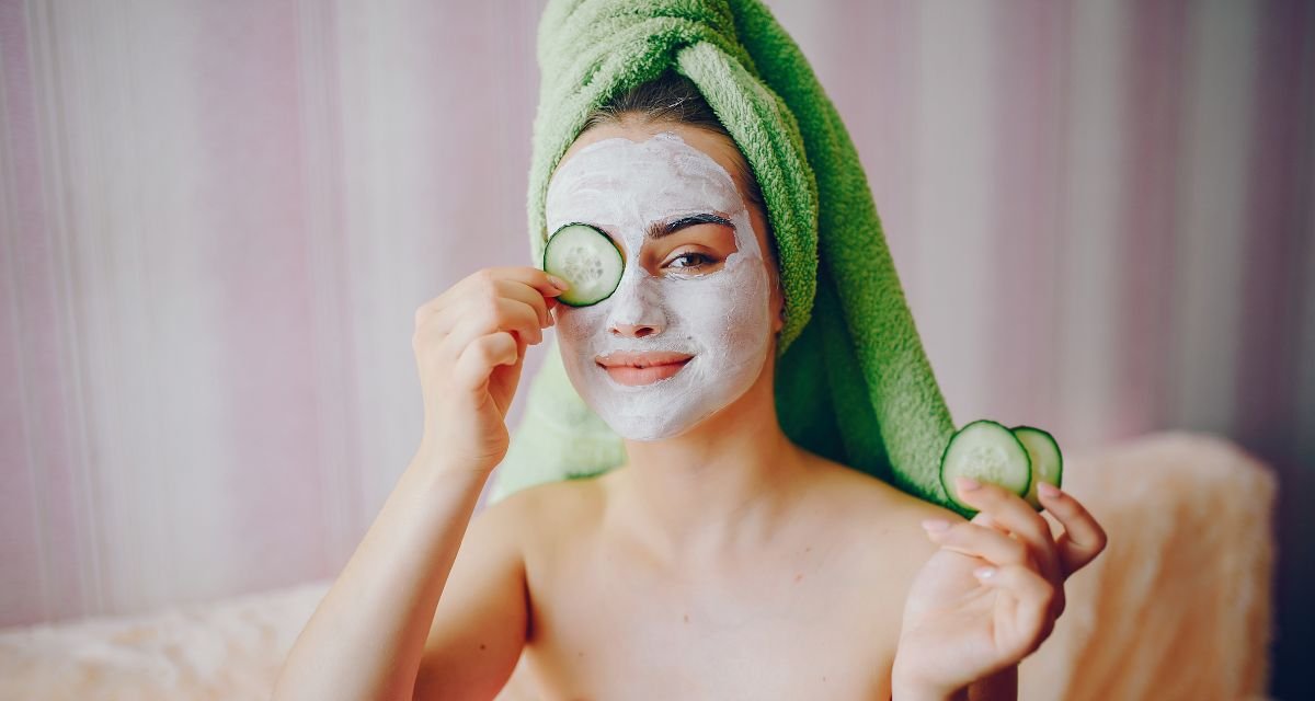 Ayurvedic skincare treatment using natural herbal ingredients