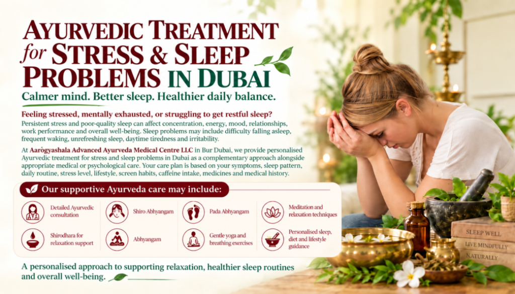 Ayurvedic treatment for Stress in Dubai